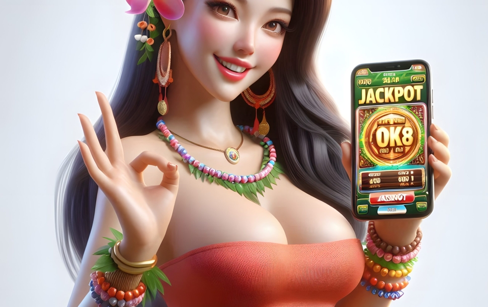 holiday-hawaiian-lady-slot-game-character-with-white-plain-background